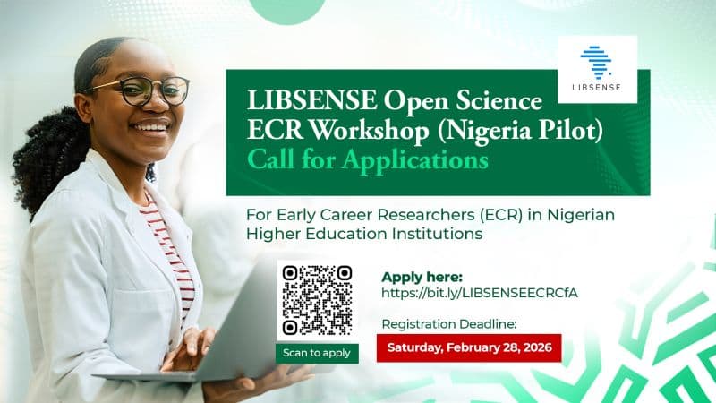 LIBSENSE ECR Leadership Programme 2026 — Building the Next Generation of Open Science Champions