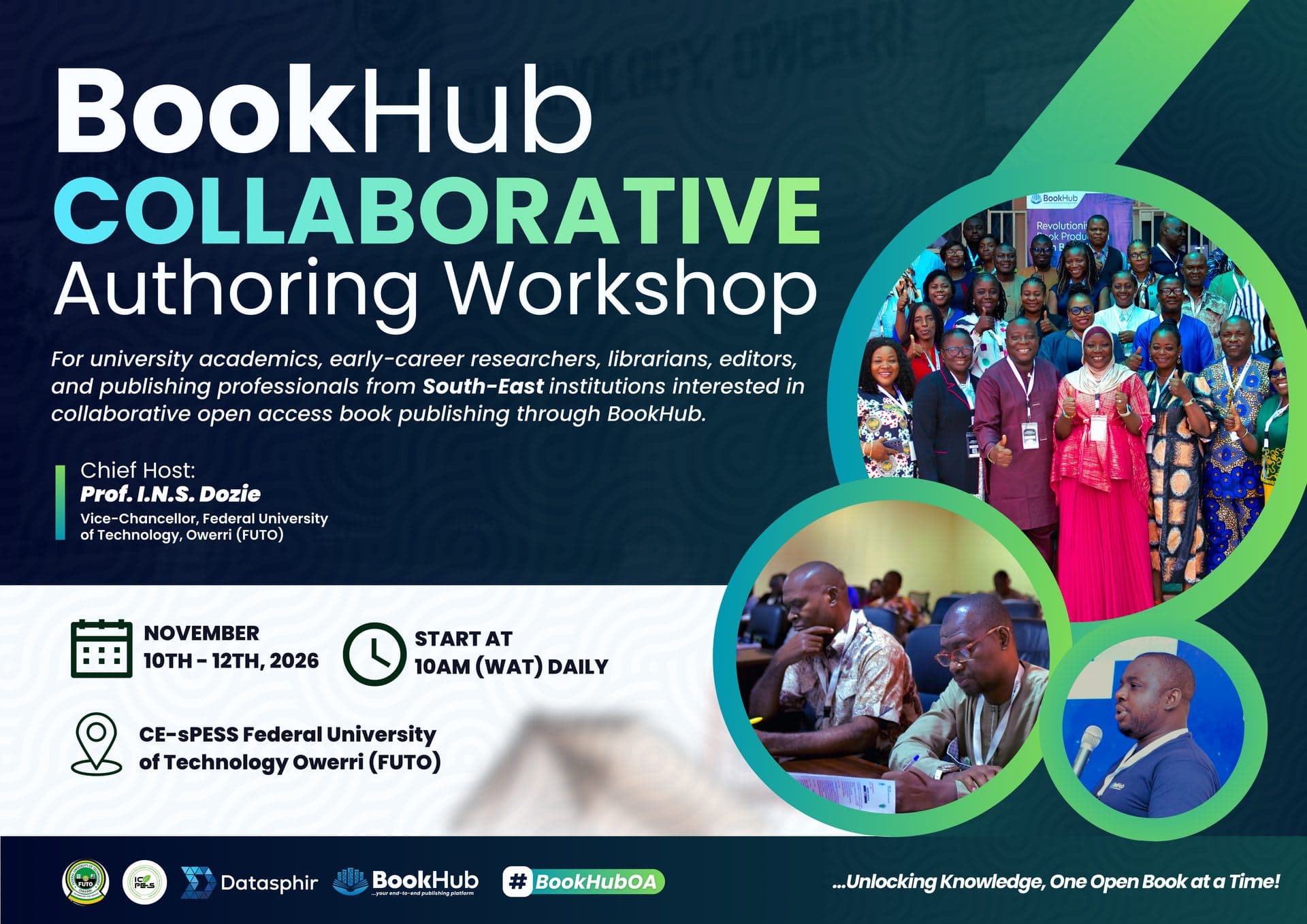 BookHub Collaborative Authoring Workshop — Owerri (South-East): Call for Abstracts Now Open